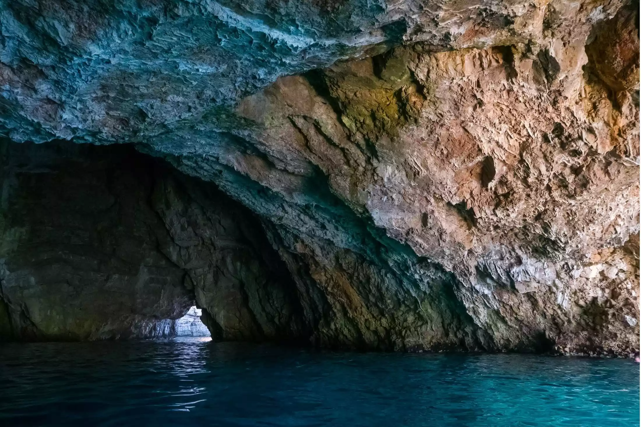 A photo of Blue Cave near Herceg Novi