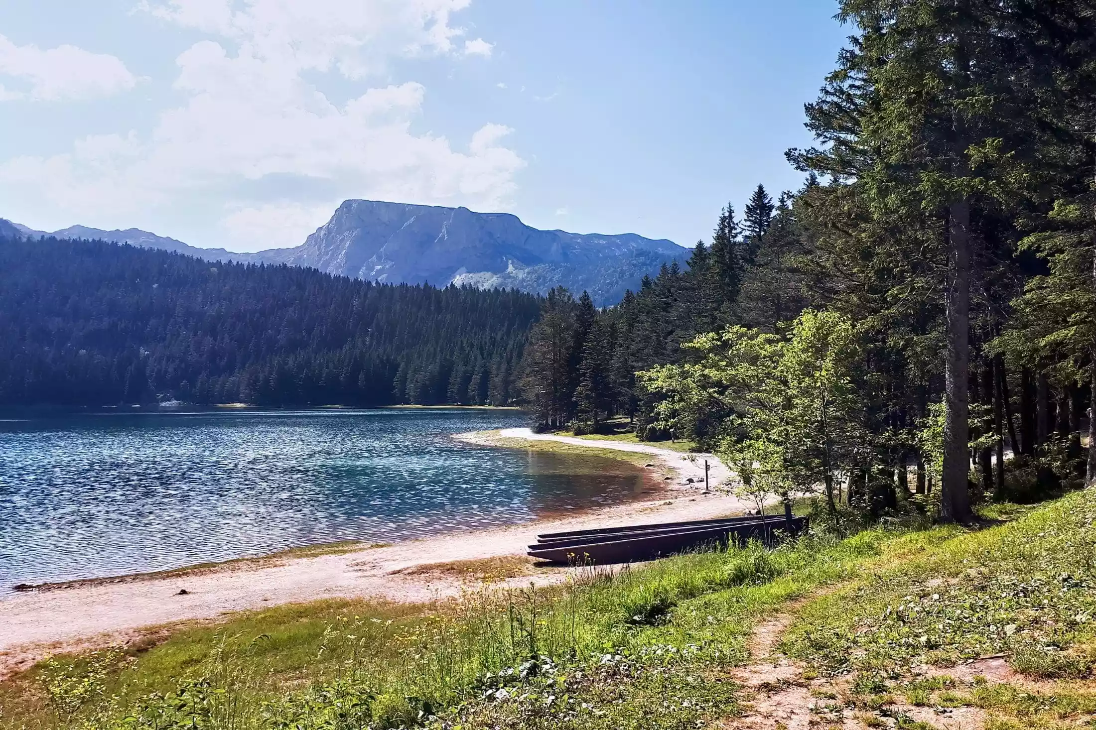 A picture of Black Lake, Mount Durmitor in Montenegro