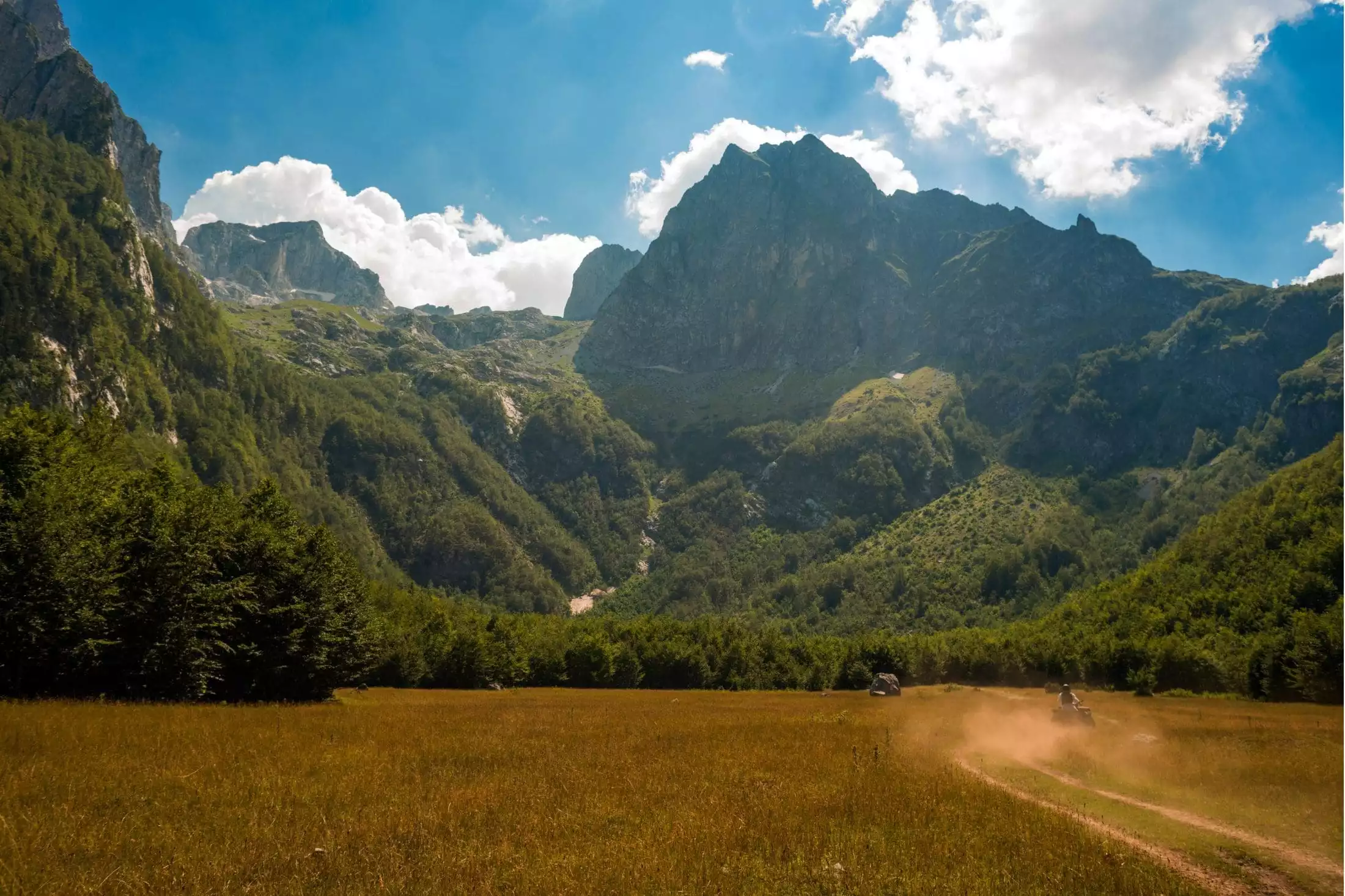 A photo of Prokletije, aka The Damned Mountains