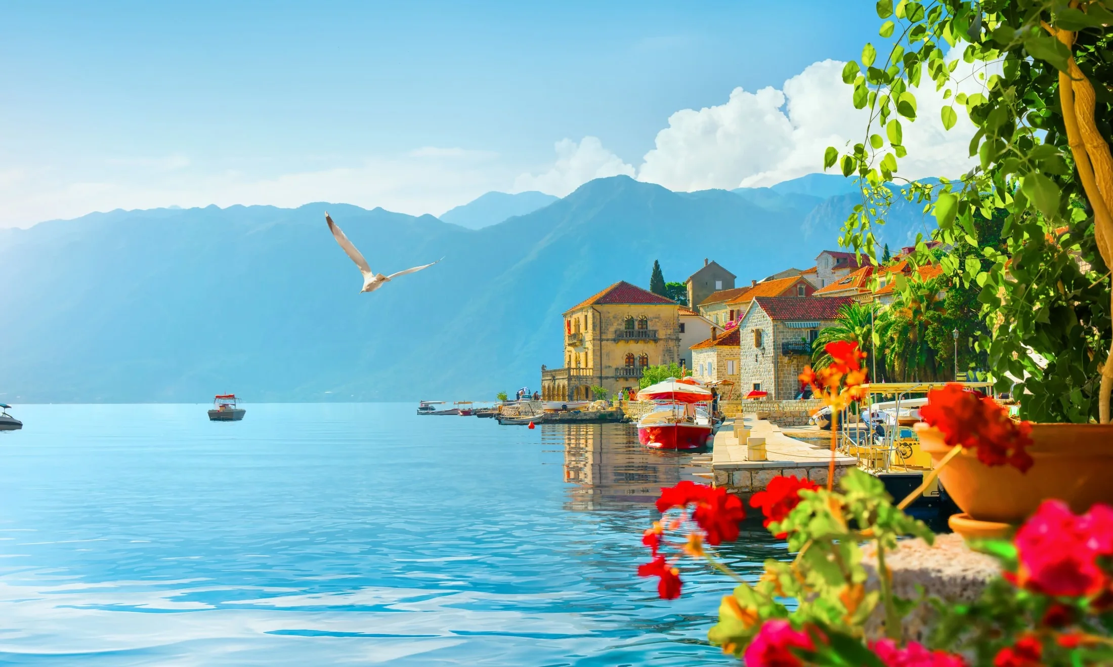 A photo of Perast in Montenegro