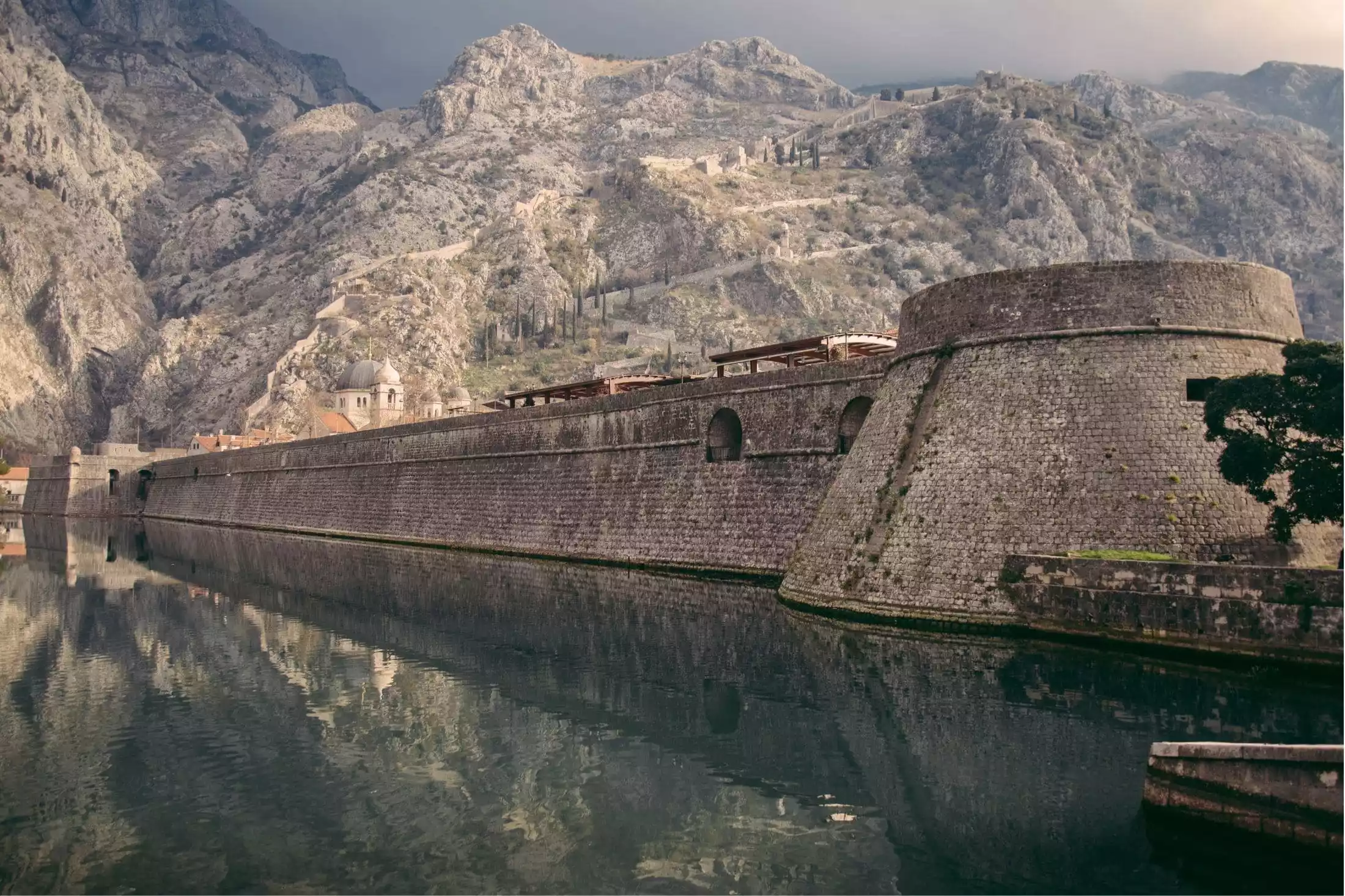 Medieval walls of Kotor