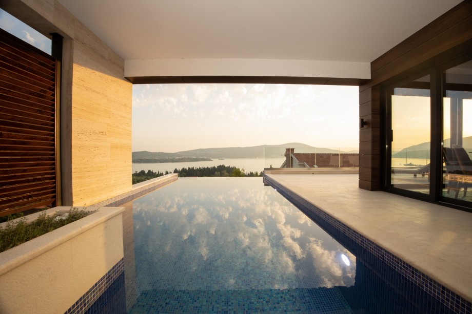 Swimming pool with view