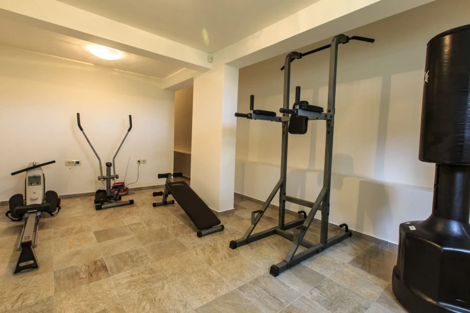 Villa with private gym