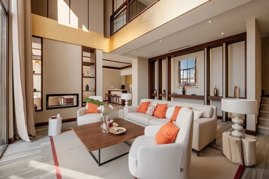 Luxurious Villa Interior with Elegant Design and Modern Comfort