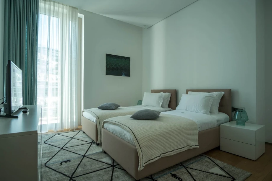 Luxury bedroom in a Zavala apartment