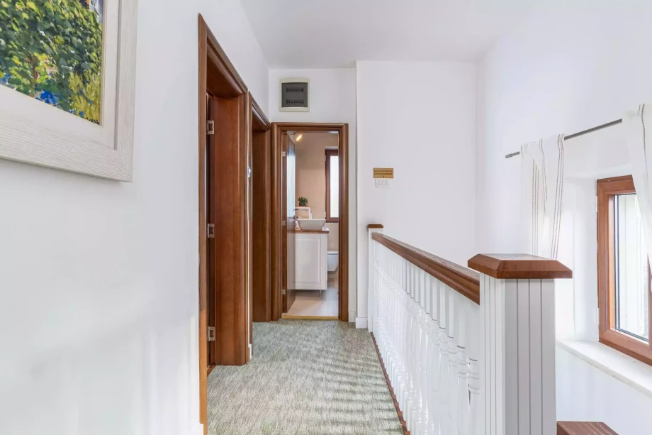 Bright coridor in luxury villa