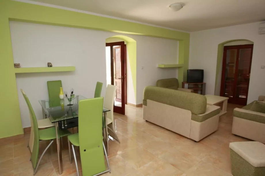 Vibrant interior of Villa Sveti Stefan in Budva