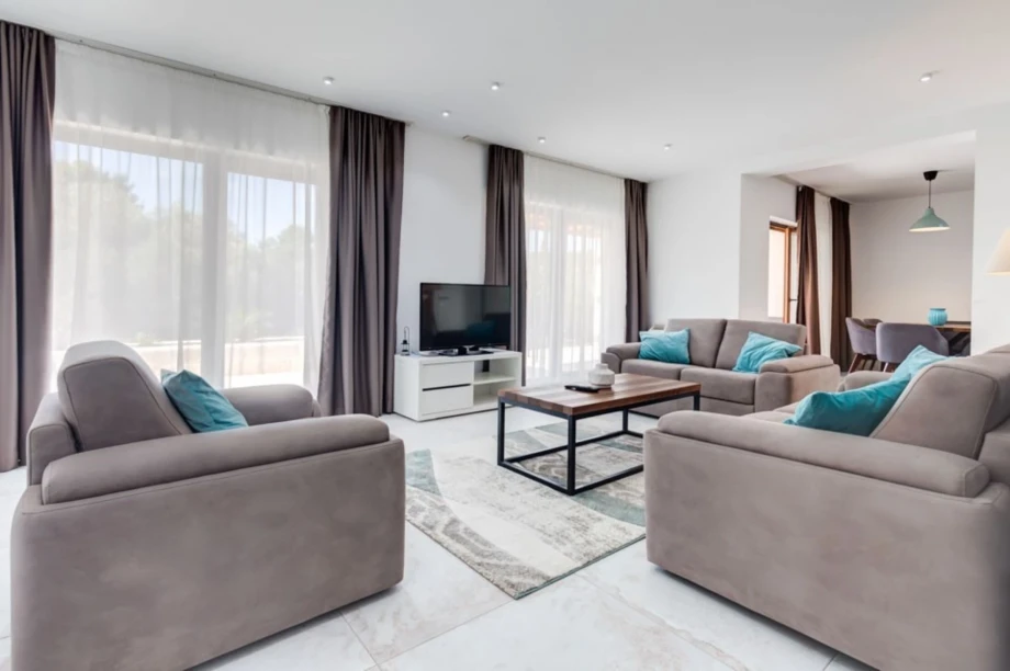 Beautiful living room villa for rent in Montenegro