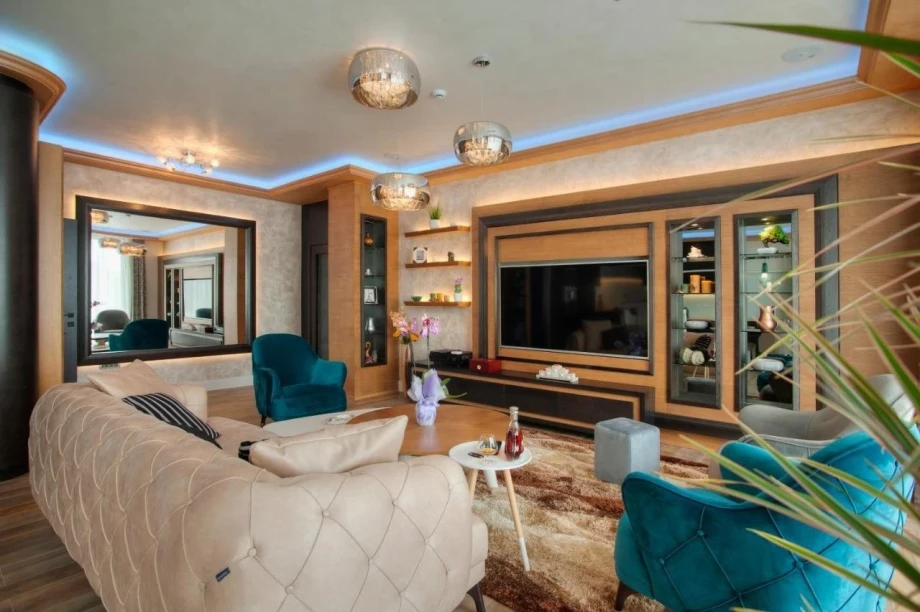Breathtaking living room in Budva