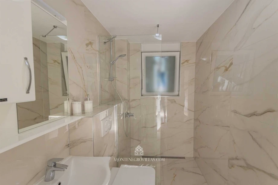 Luxury bathroom in private villa, Montenegro