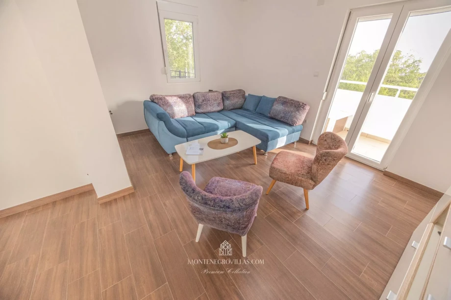 Bright living room in private vila