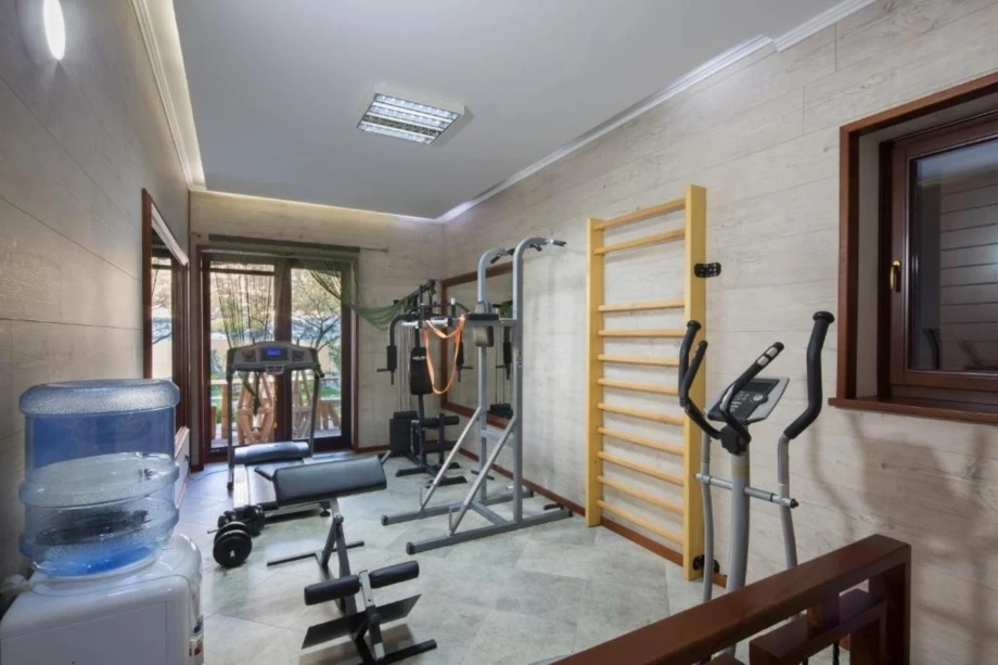 Gym area private villa