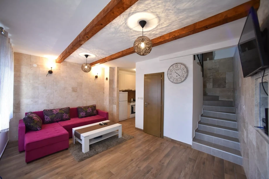 Living room Villa Ariel in Budva