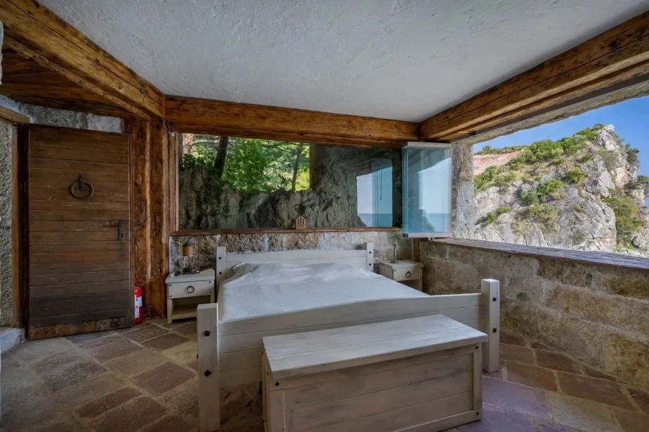 Unique Bedroom with Breathtaking Ambience and Stylish Decor in Montenegro Villa