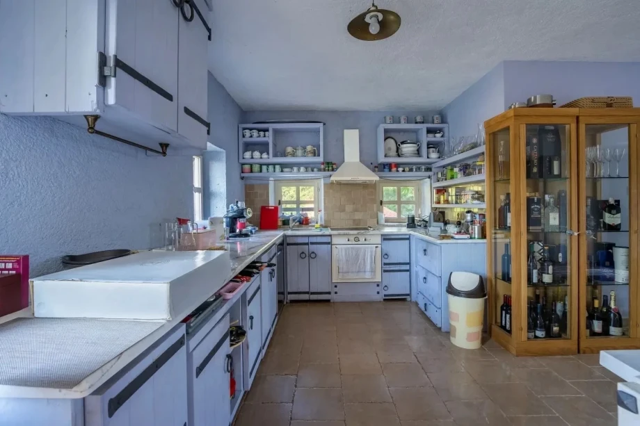 Stylish Fully Equipped Kitchen in Villa Smokvica Featuring Contemporary Design Elements