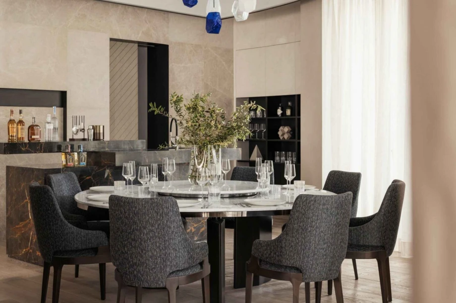 Dining area in One&Only Villa