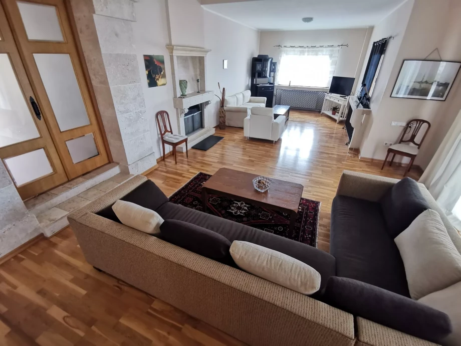 Large living room, Rustica Mediteranea villa for rent in Montenegro