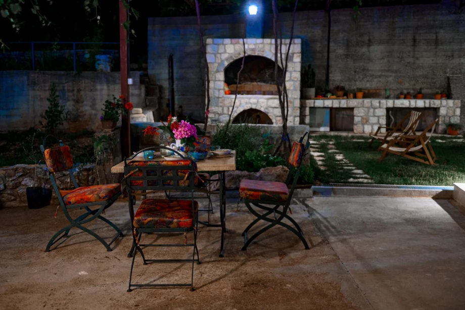 Rustic garden within Villa Sunray in Montenegro