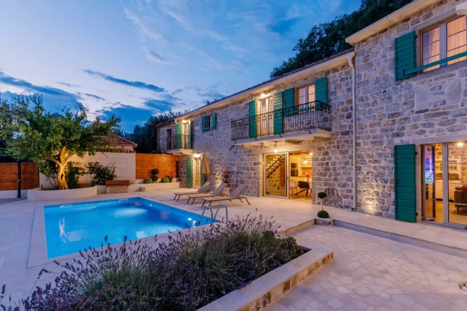 Luxury villa Poetica with private pool in Montenegro