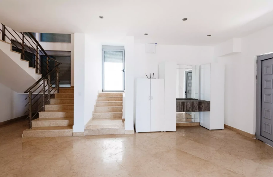 Hallway and stairs of Villa Krimovica in Budva