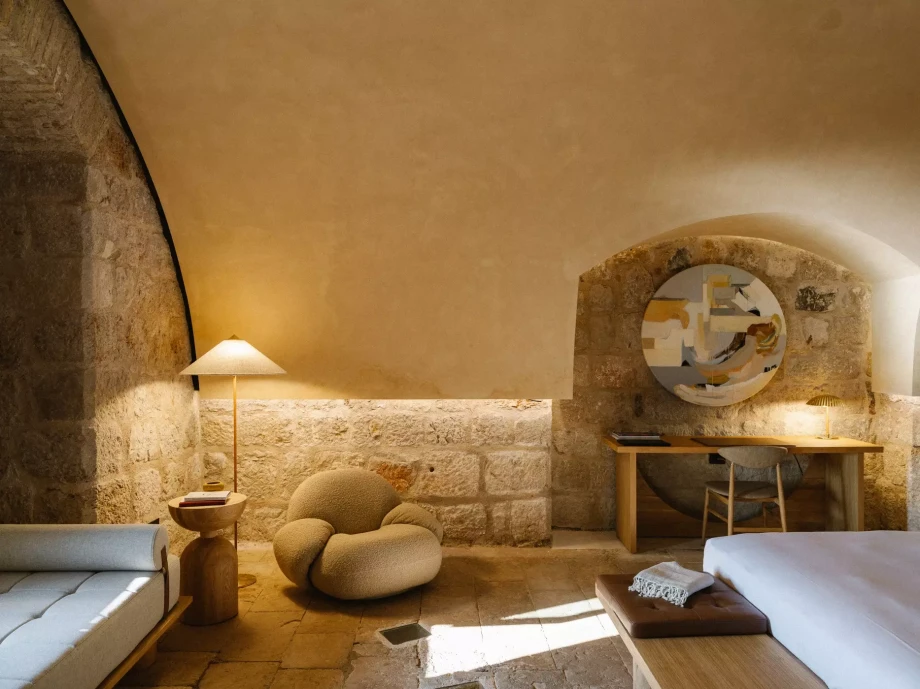 Beautiful interior design at hotel Mamula