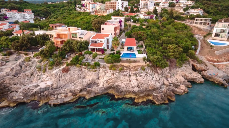 Aerial view of Villa Blue Heights in Bar