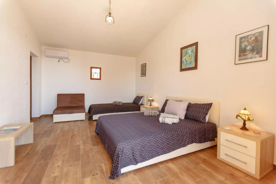 Spacious and Bright Bedroom for Up to 4 Guests Inside a Luxury Villa in Bar