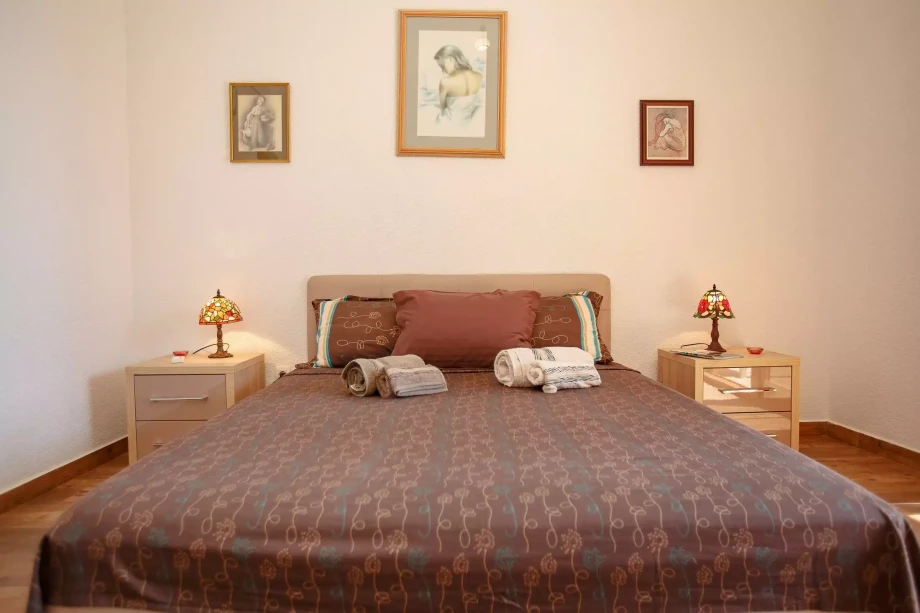 King Size Bed Inside a Luxury Montenegro Rental in Bar