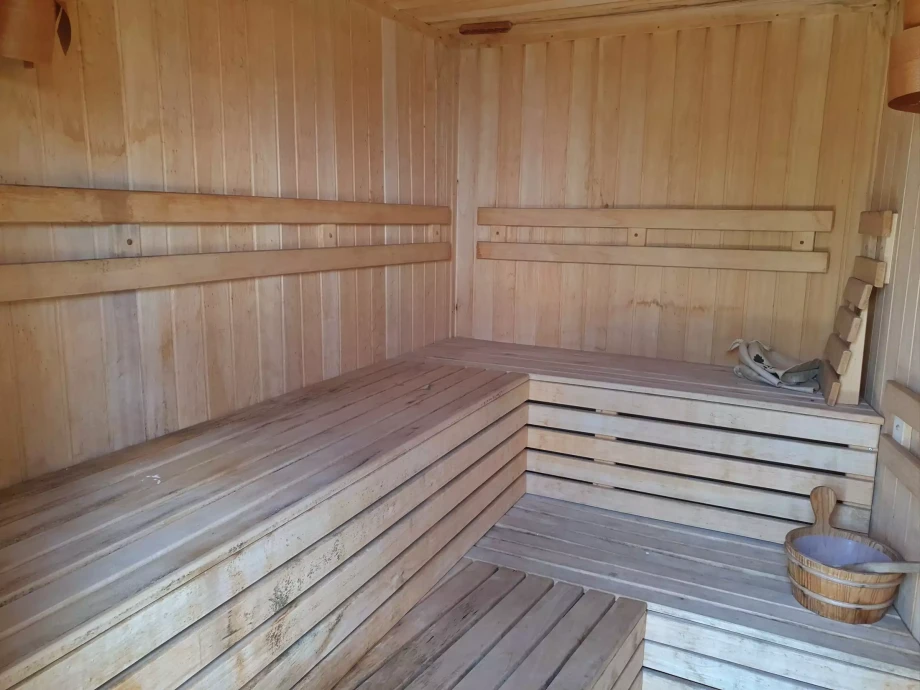 Relaxing Sauna in Montenegro Luxury Villa Hansel