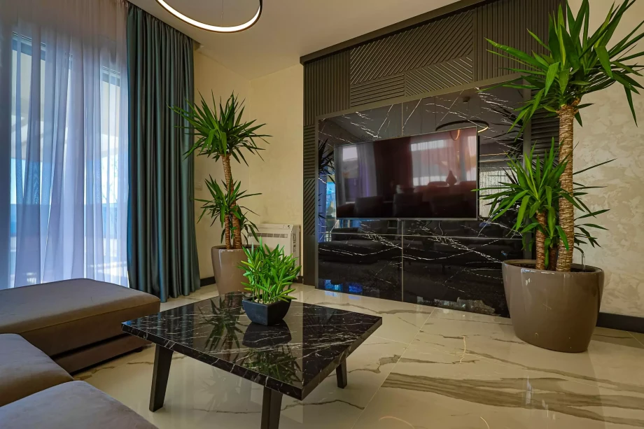 Modern room in villa