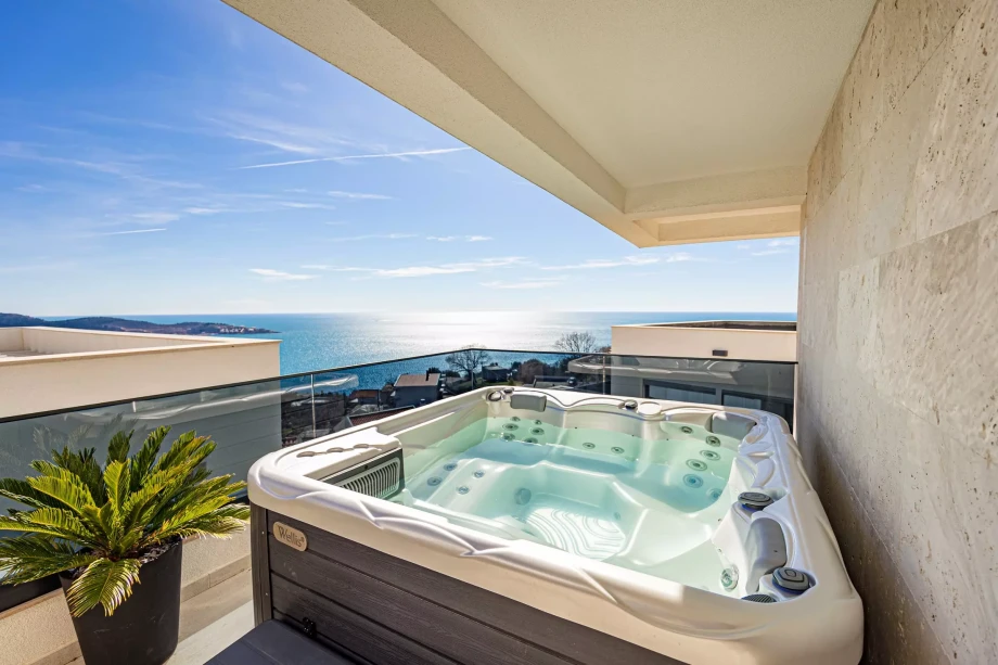 Private villa with jacuzzi