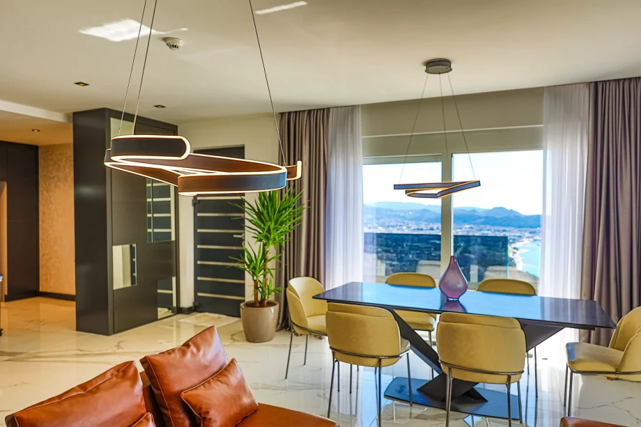 Living room with great view