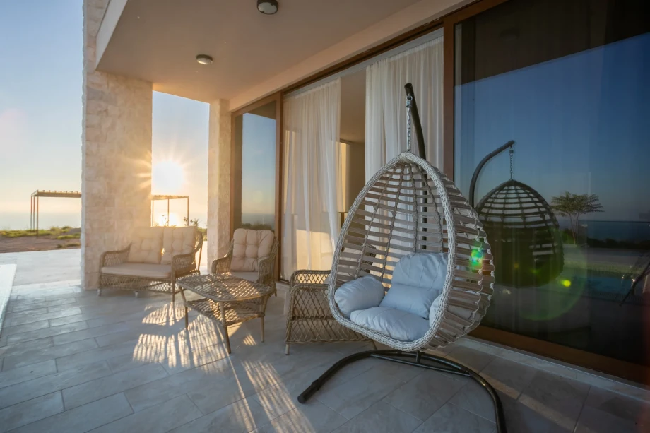 Outdoor area in villa