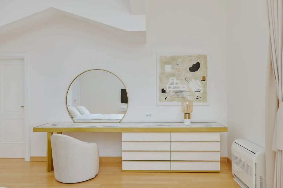 Charming and modern bedroom