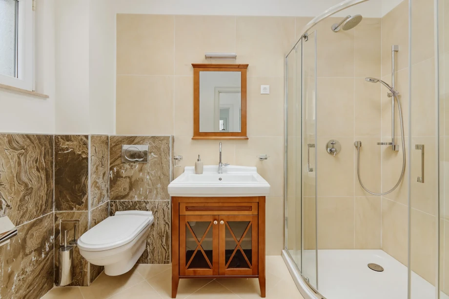Fully equipped bathroom in private villa