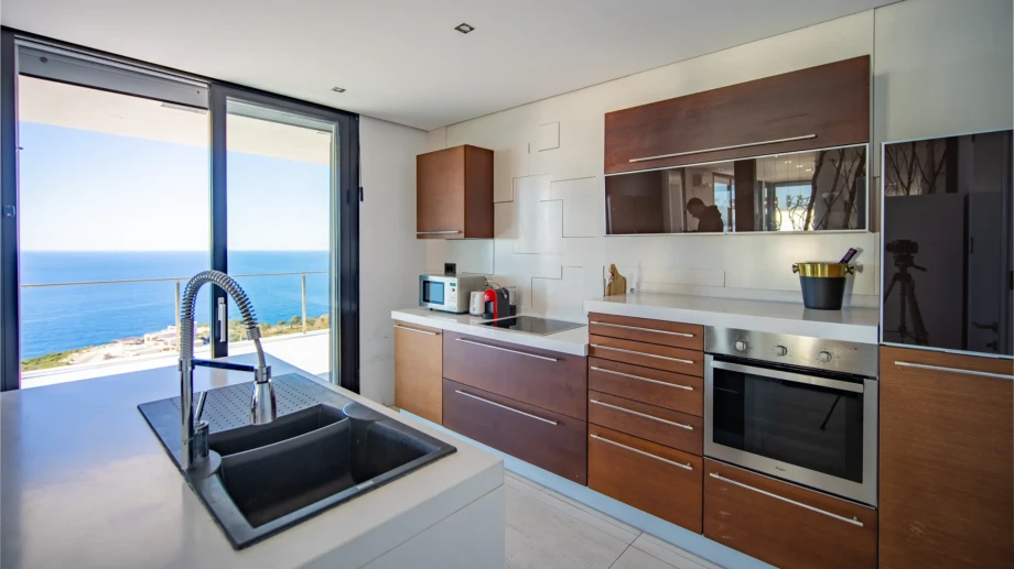 Fully equipped kitchen in villa