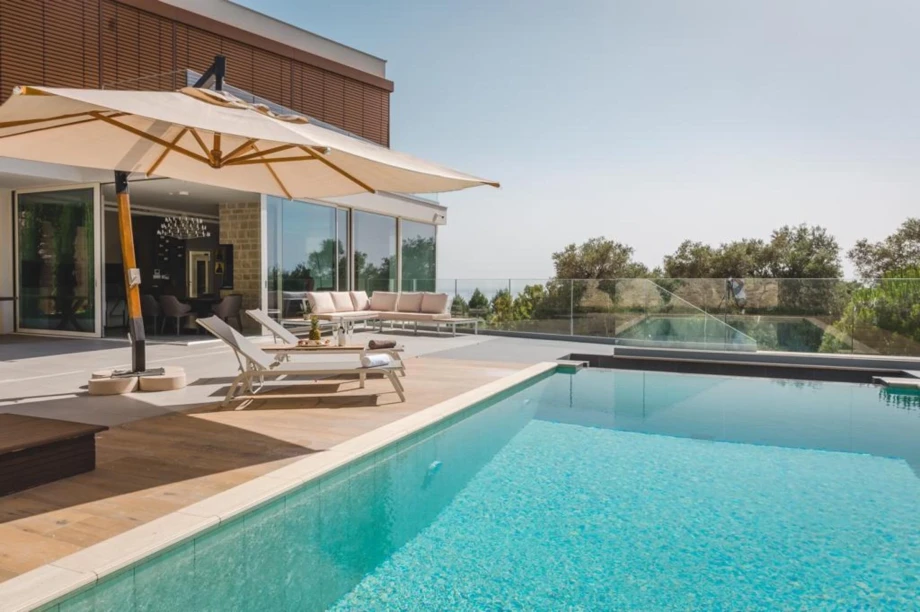 Outdoor Pool with Stunning Sea Views