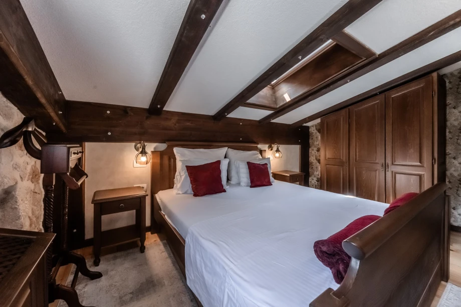 Spacious Bedroom with King Bed at Villa Andjelija