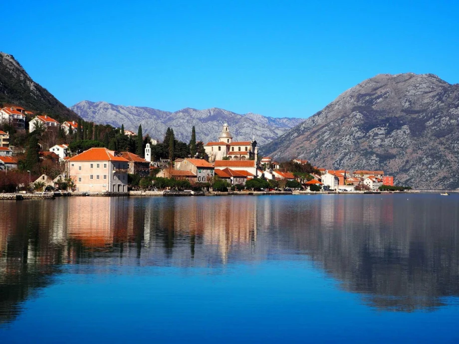 Perfect View from the Villa's Balcony Overlooking Montenegro’s Scenic Landscape