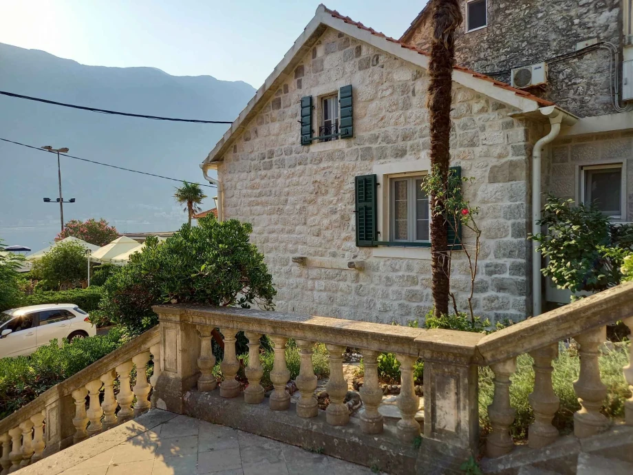 The Beautiful Exterior of a Montenegro Villa with Inviting Architecture