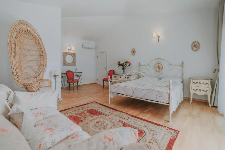 Bright Bedroom in Villa with Elegant Decor