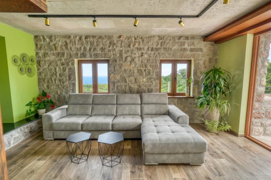 Cozy Living Room with Corner Sofa