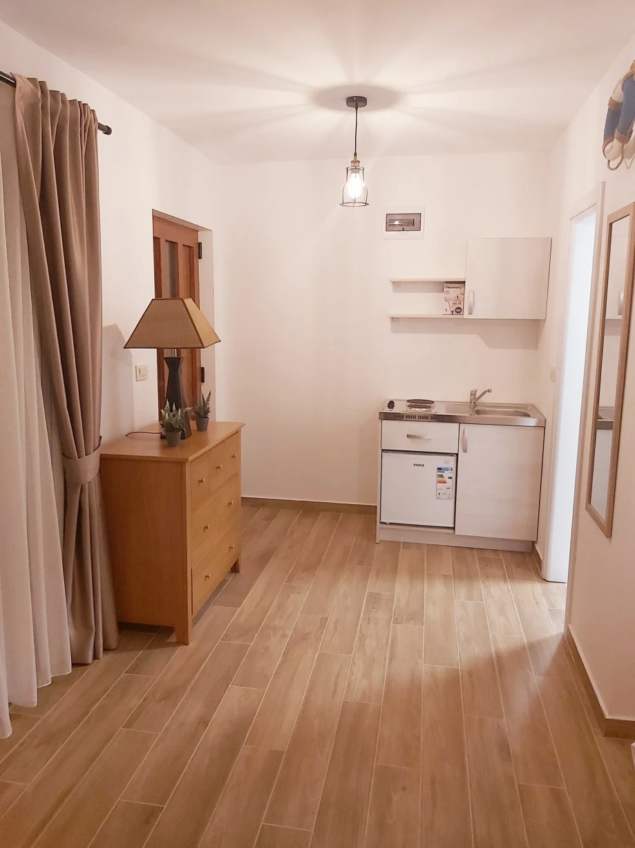 Spacious hallway in the villa with modern design
