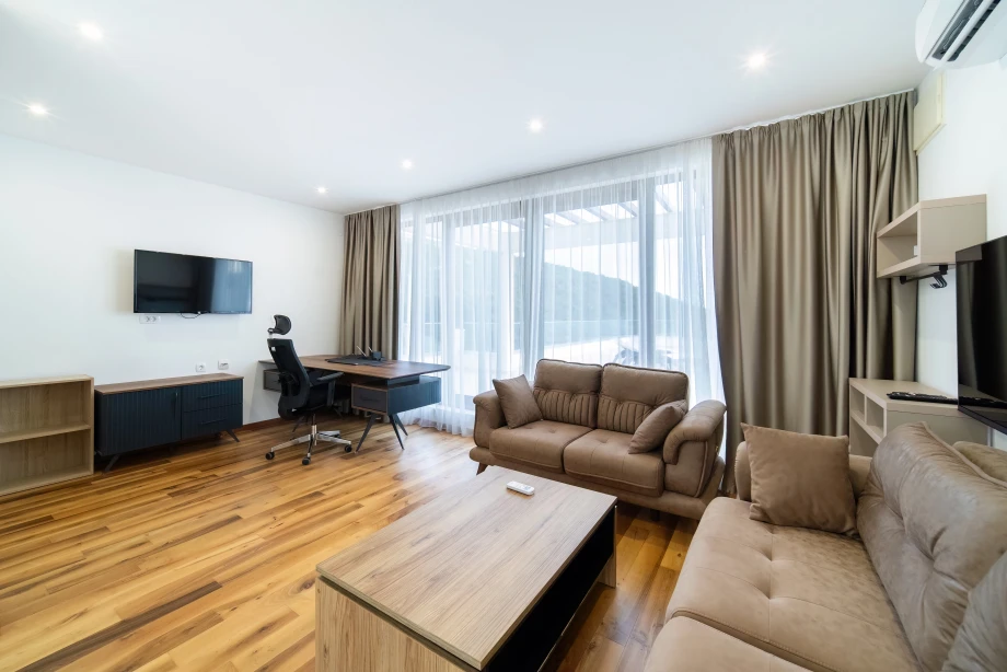 Expansive Living Room with Modern Comfort