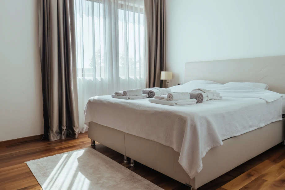 Cozy and Comfortable Bed in the Master Bedroom