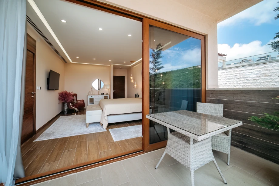 Spacious Terrace Accessed Directly from the Room