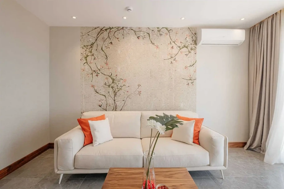 Elegant Lounge Area with a Cozy Sofa