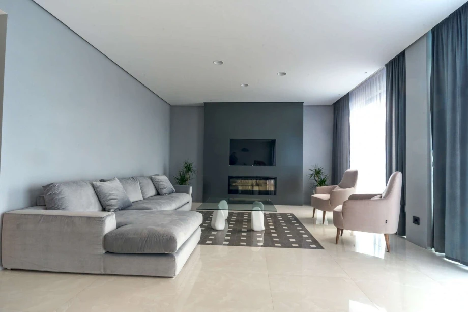 Beautiful Living Room with Stylish Interior