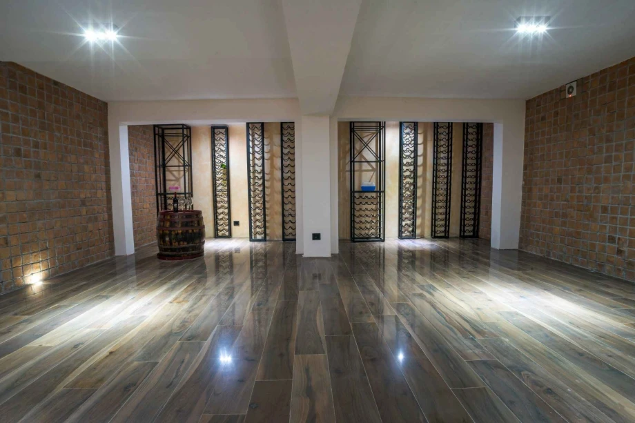 Wine Room with Elegant Storage