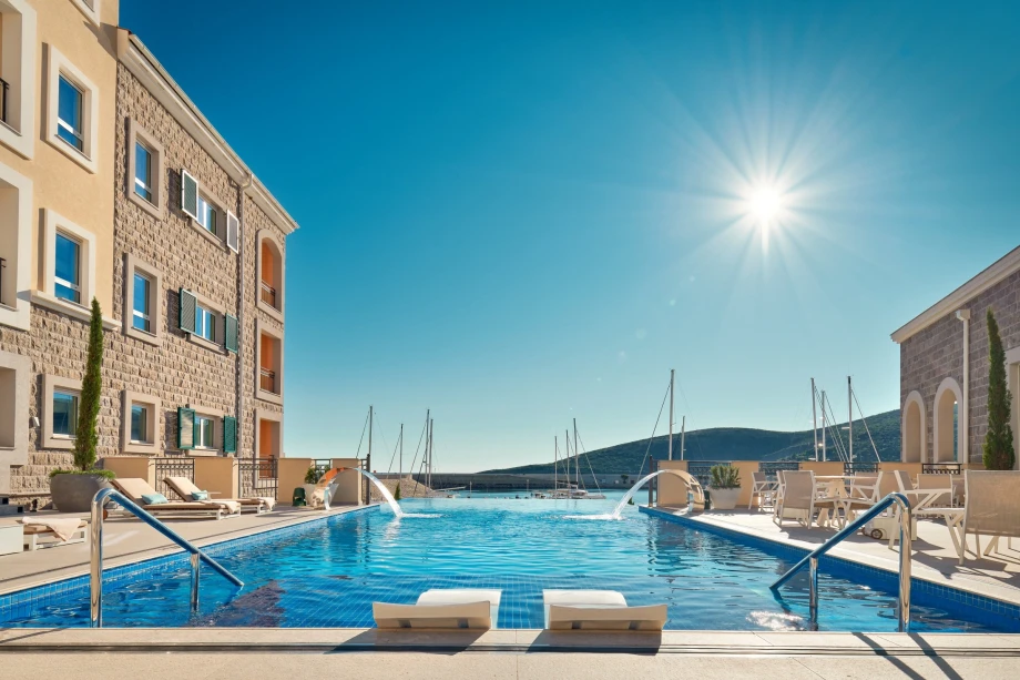 Stunning Outdoor Pool with a Relaxing Ambiance